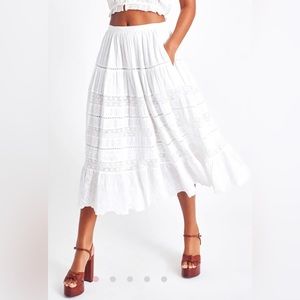 Donna Midi Skirt - LoveShackFancy